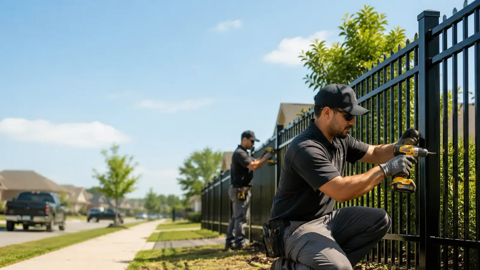 Metal Fence Installation in Farmington, AR